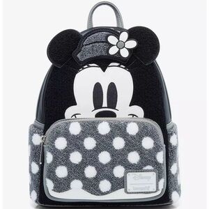 Loungefly Disney Steamboat Willie Minnie Mouse Figural Mini Backpack